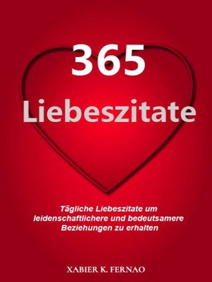 cover image of 365 Liebeszitate